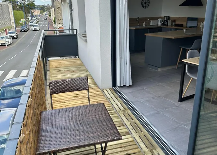 Apartment Spacieux Avec Balcon 150m De La Barneville-Carteret